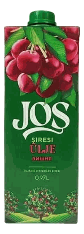 JOS cherry juice carton